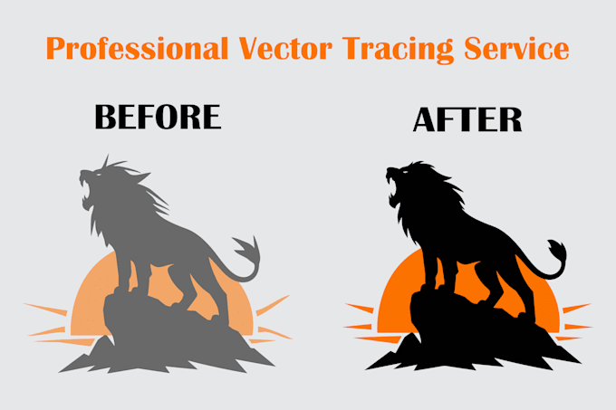 do manual vector tracing and image to vector conversion