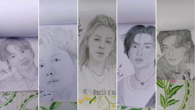 create a stunning hand drawn portrait from your photo