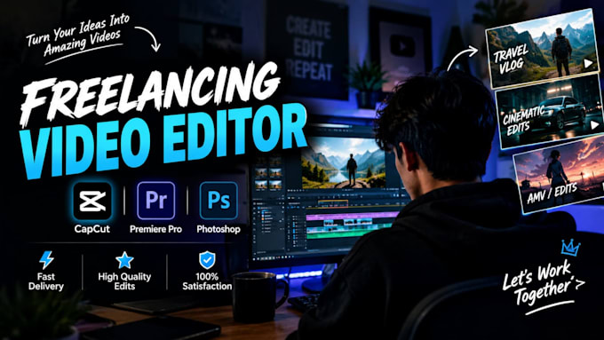 edit travel vlogs and cinematic vlogs
