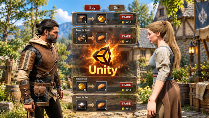 develop unity game or godot game, prototype, multiplayer