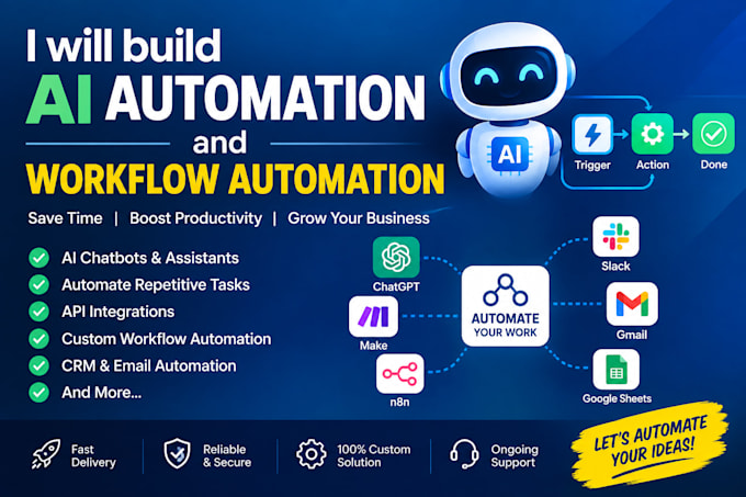 build ai automation and workflow automation