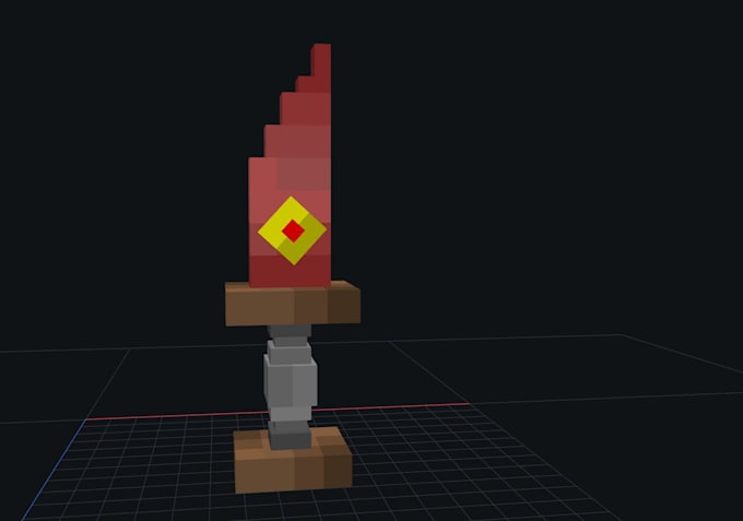 make simple 3d minecraft models