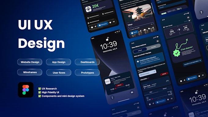 design a clean UI UX for your website, web app or mobile app in figma
