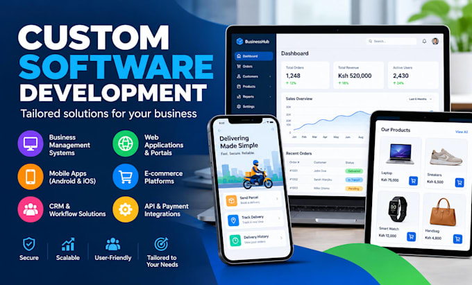 develop custom software solutions for your business