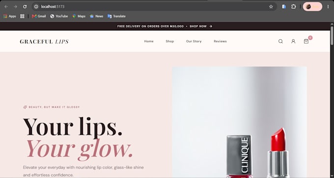 build responsive react website