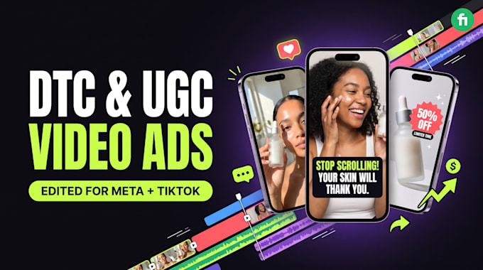 edit dtc and ugc video ads for meta and tiktok