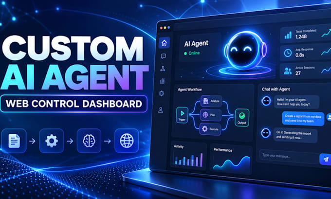 build a custom ai agent with a web control dashboard