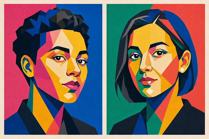 draw an awesome wpap pop art portrait style