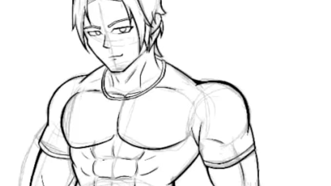 draw 2d anime characters, custom ocs, game art and pixel art