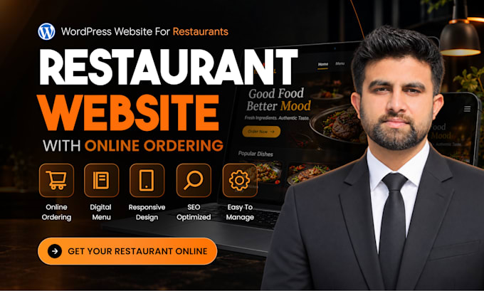 build restaurant website with online ordering