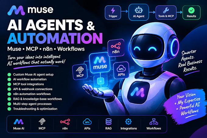 build muse ai agents automation mcp integrations and workflows