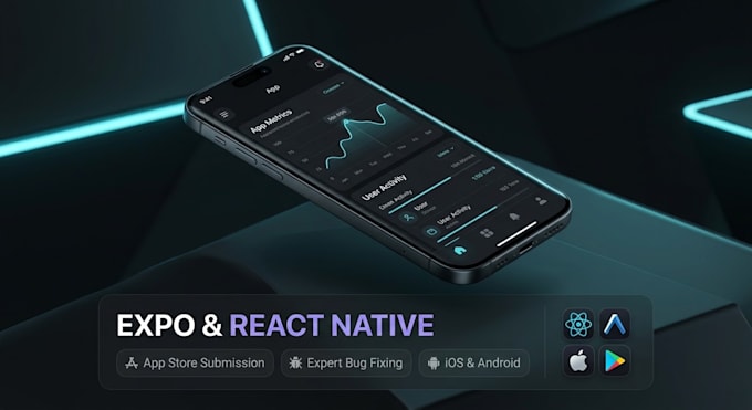 develop, debug your expo react native ios and android app