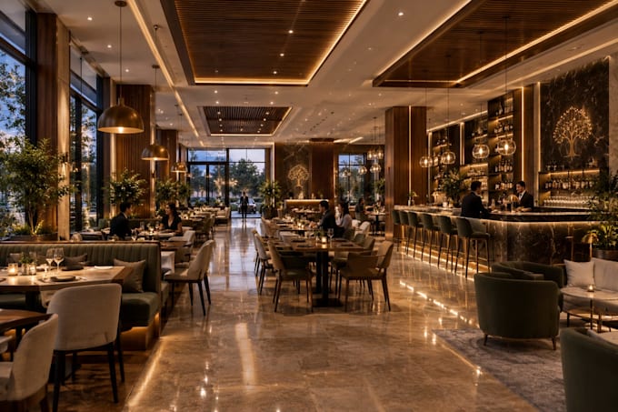 create 3d restaurant design bar lounge restaurant interior design 3d rendering
