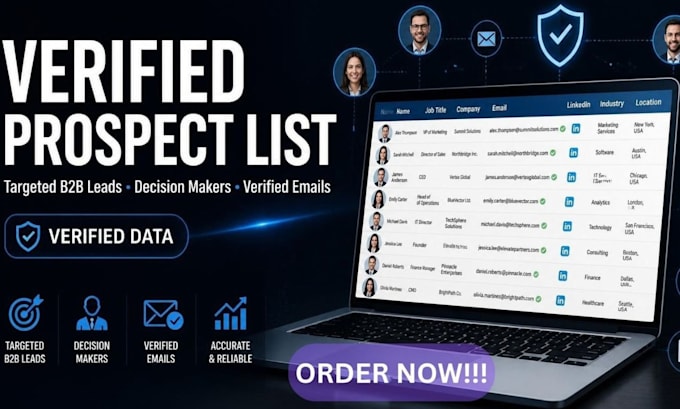 build a verified b2b prospect list for targeted lead generation