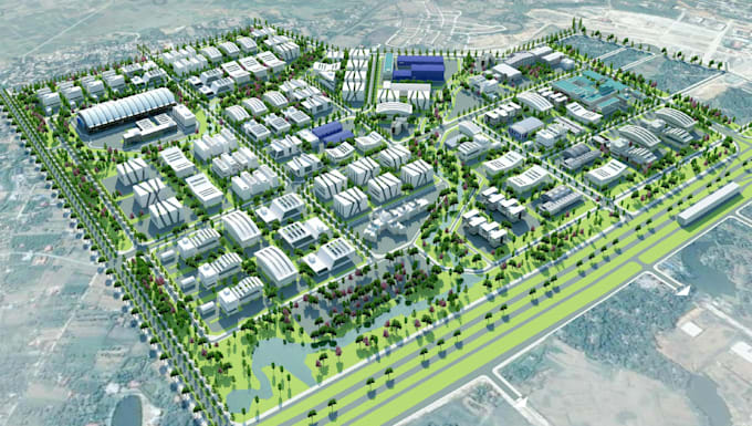 design and renovate 3d masterplan, site plan and commercial development
