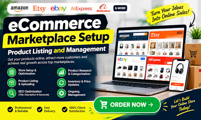 ecommerce marketplace setup product listing and management