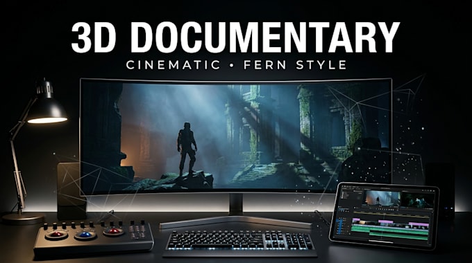 edit fern style 3d documentary videos for youtube