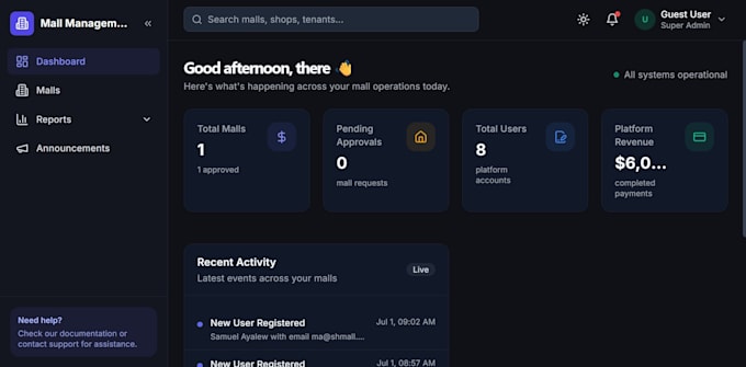 create a website for simple and complicated purpose