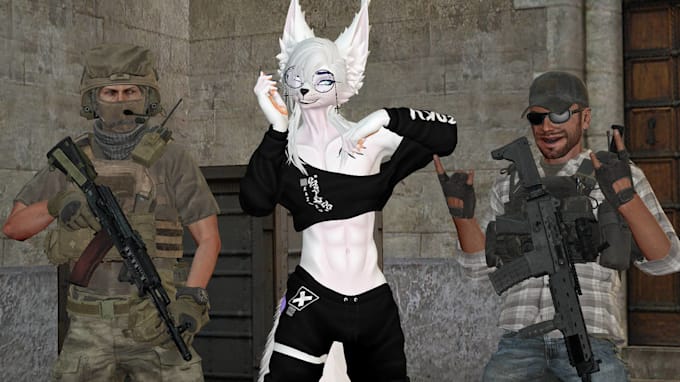 create port edit sfm model, gmod player model, l4d2 model, tf2 model, vrchat