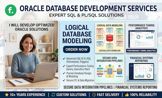 provide oracle database development, dba and performance tuning services