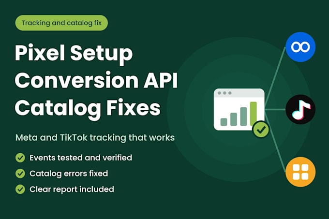 Setup and fix meta, facebook, instagram, tiktok ads, pixel, catalog and ...