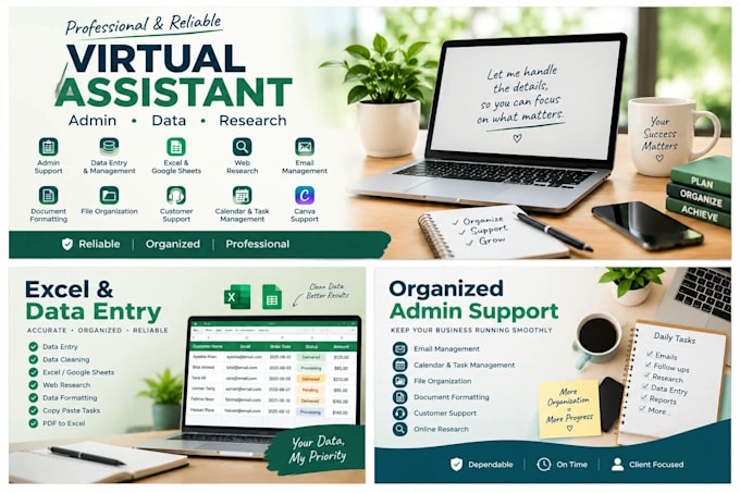 be your virtual assistant for admin tasks