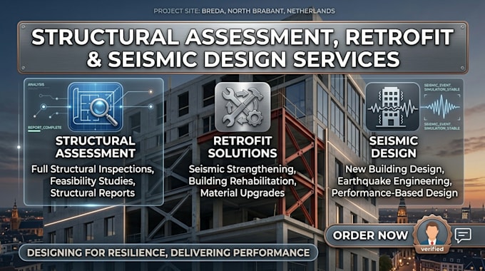 provide structural assessment, retrofit and seismic design services