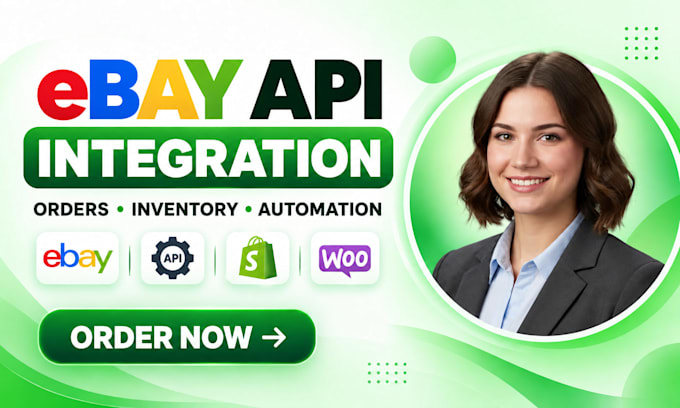 integrate ebay API for orders, inventory, products and automation