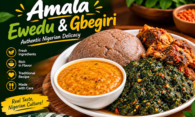 do amala, ewedu, gbegiri and morogbo