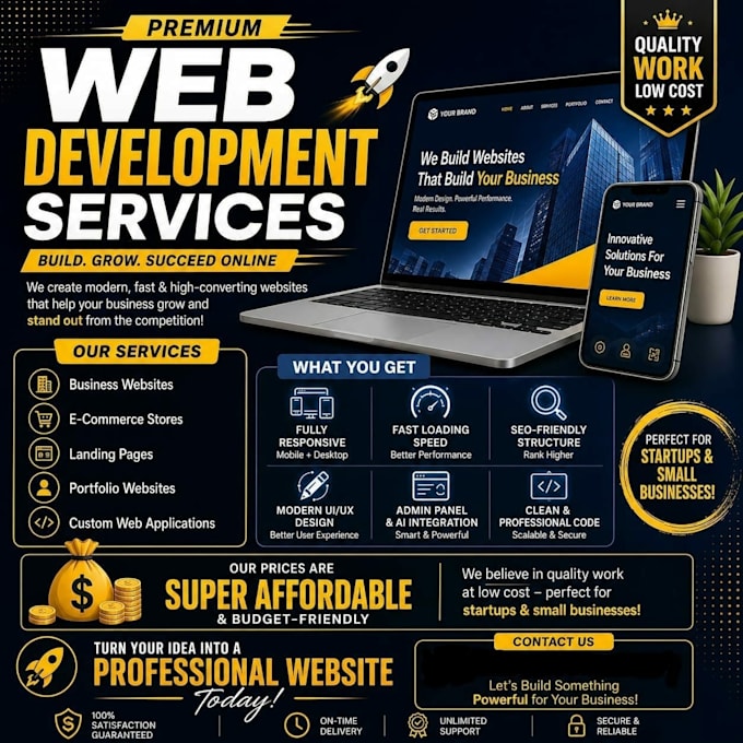 do automations and design improvements for websites