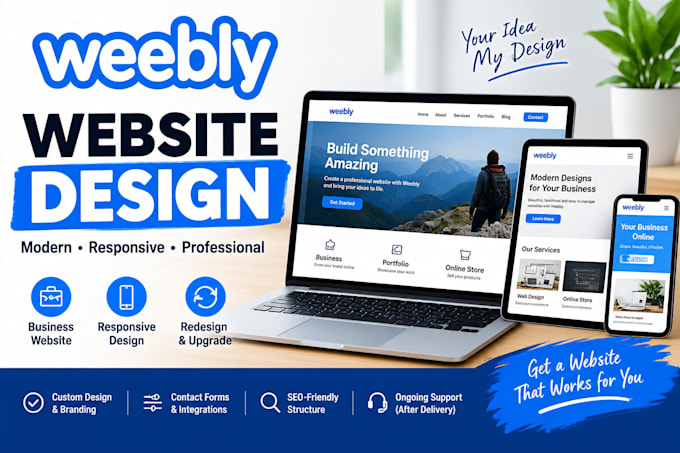 design or redesign weebly website, weebly seo, migrate or fix weebly website