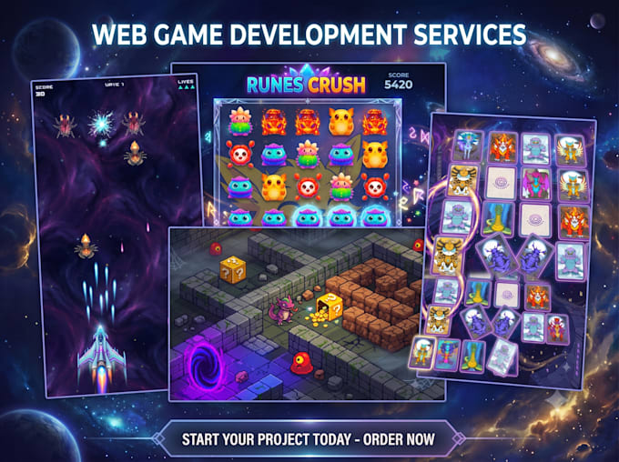 build web or browser games for you