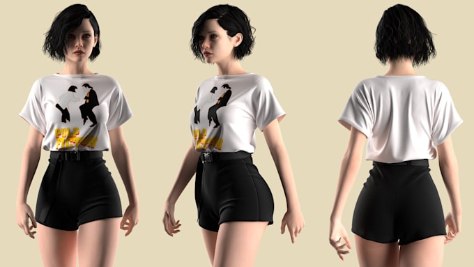 create 3d second life imvu clothing, outfits meshes, accessories, 3d models sfm