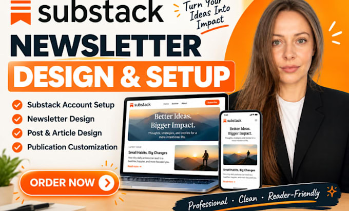 setup substack account design substack newsletter substack post design substack