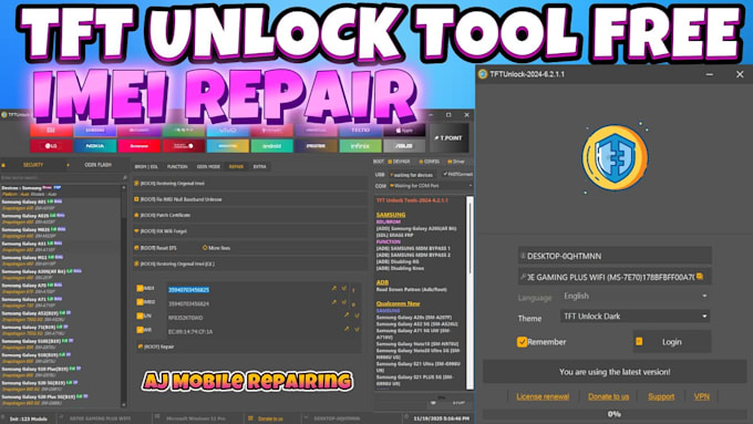 root your android and ios device and imei repair your android remotely