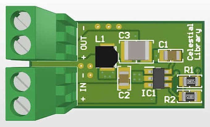 design buck converter pcb, dc dc converter and power electronics circuit