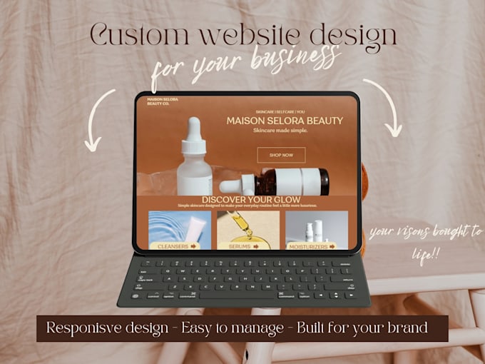 design a modern, professional and user friendly website
