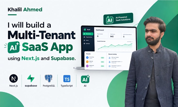 build a multi tenant saas app with nextjs and supabase