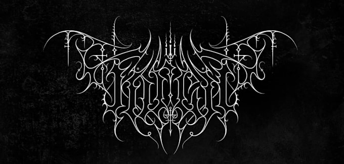 do a heavy metal logo design