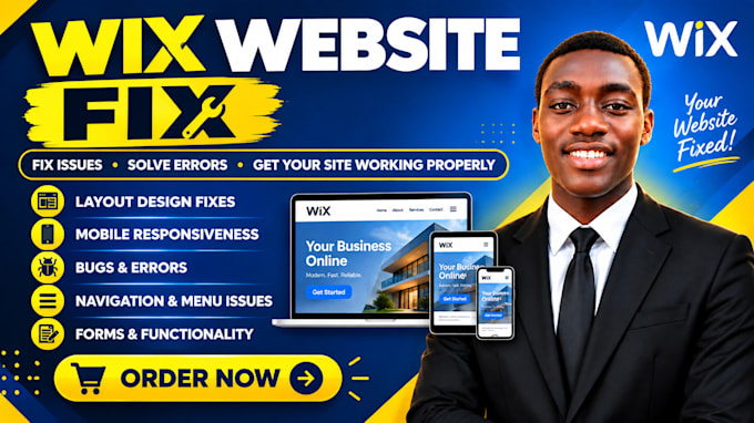 fix website issues, bugs, errors, and responsive problems