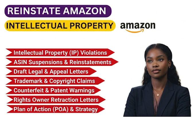 remove amazon listing intellectual property violation and write appeal letters