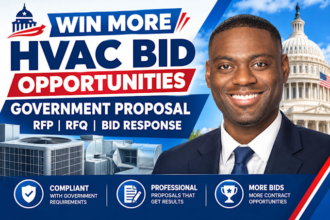 write hvac government proposal and compliant bid response