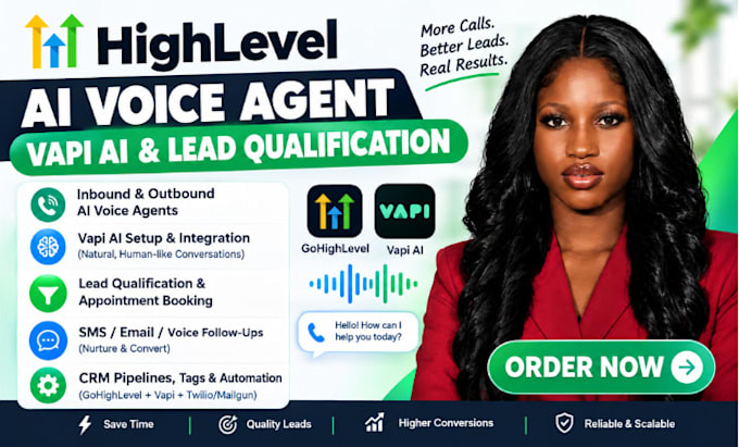 build ai voice agent for lead qualification using gohighlevel, vapi ai, retell