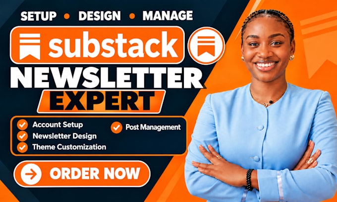 setup substack account do substack newsletter design and manage substack posts
