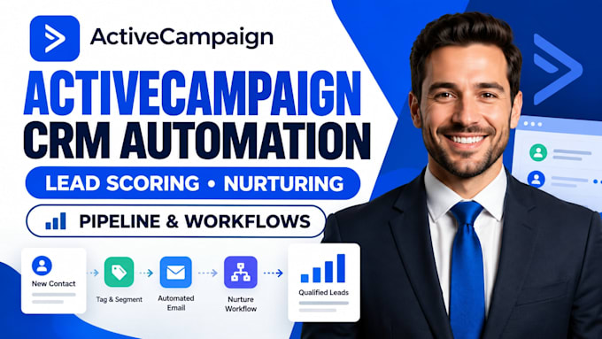setup activecampaign CRM automation lead scoring workflows and lead nurturing