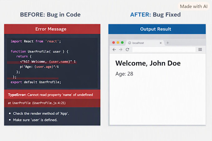 develop modern frontend websites using react and tailwindcss
