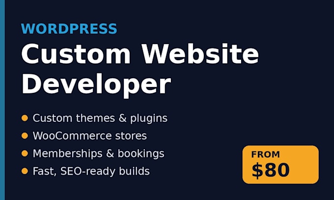 build develop or customize a professional wordpress website