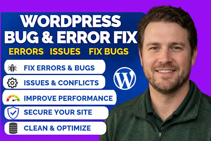fix wordpress bugs, errors, elementor bugs, CSS broken layouts and plugin issues