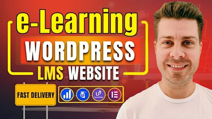 design wordpress lms website, online course, elearning website using learndash