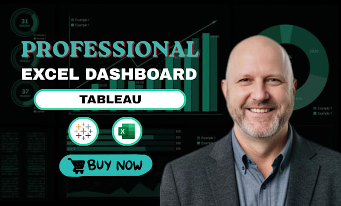 create interactive tableau dashboard and excel visual report for business